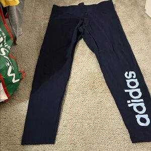 Adidas Kids Dark Blue Leggings